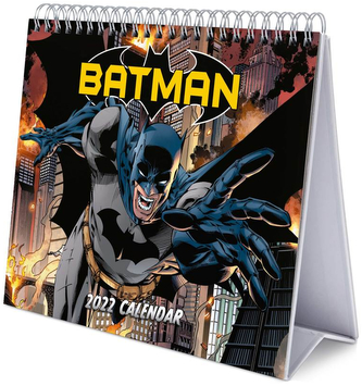 Stolní kalendář 2022: Batman (20 x 17 cm)