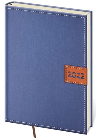 Diář 2022 denní A5 Toledo - modrá