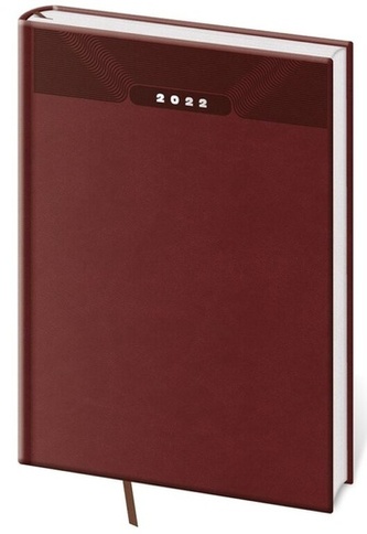 Diář 2022 týdenní B5 Print - anglická červená