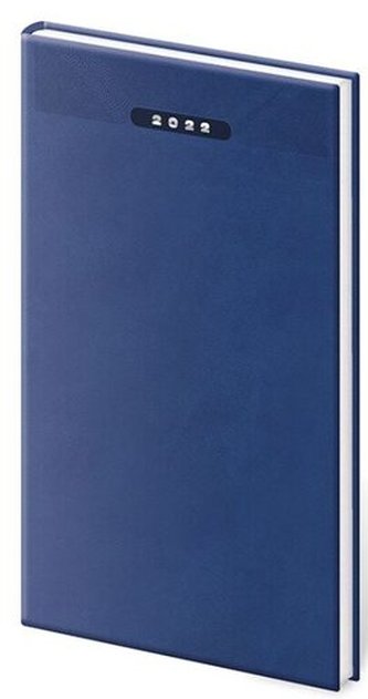 Diář 2022 týdenní kapesní Print - modrá