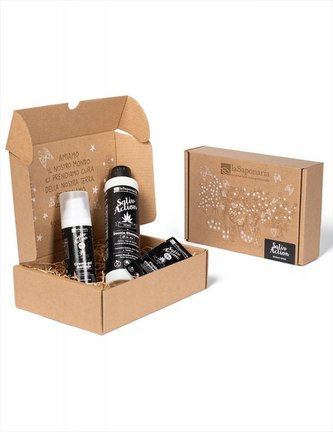 laSaponaria Dárkový kosmetický balíček Sativaction - pro pány