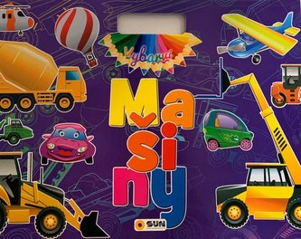Vybarvi Mašiny se samolepkami Vybarvi Mašiny se samolepkami