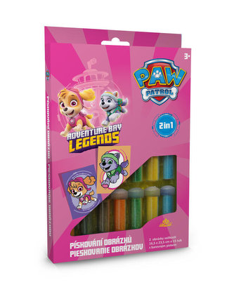 Pískování obrázků 2v1 TP/Skye&Everest pink/