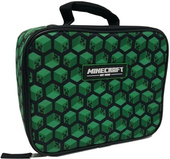 Box - taška na svačinu Minecraft: Creeper bloky (20 x 25 x 9 cm)