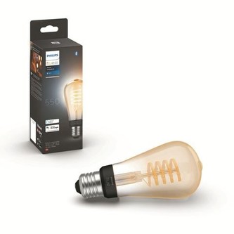 Hue Bluetooth žárovka LED E27 Filament ST64 7W 550lm 2200-4500K