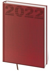 Diář 2022 Coco - červený, týdenní, A5