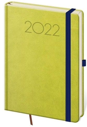 Diář 2022 New Praga - zelený, denní, A5