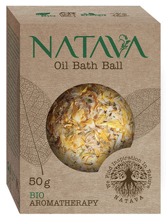 Natava Olejová koule do koupele Měsíček - 50 g
