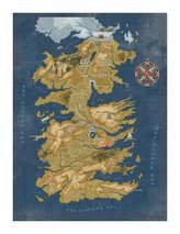 Puzzle Game Of Thrones|Hra o trůny: Map Westeros 1000 kusů (51 x 69 cm)
