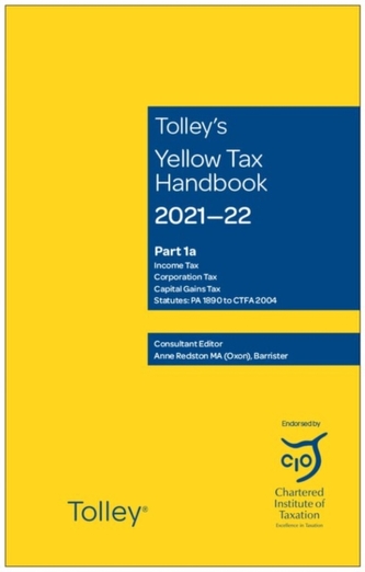 TOLLEYS YELLOW TAX HANDBOOK 202122