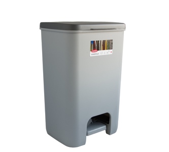 Odpadkový koš ESSENTIALS 40L šedá