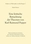 Eine kritische Betrachtung der Theorien von Karl Raimund Popper