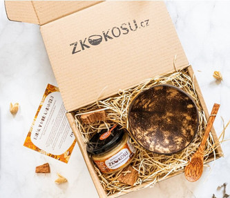 zKokosu Dárkový balíček - BURÁK V MOŘI KARAMELU