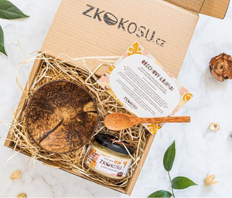 zKokosu Dárkový balíček - OŘECHOVÝ KŘUPAN