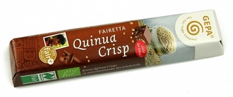 Gepa Bio mléčná čokoládová tyčinka s křupavou quinoou, 45 g