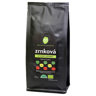 Fairobchod Bio zrnková káva Etiopie Sidamo, 250 g