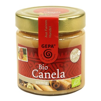 Gepa Bio med z divokých květů se skořicí, krémový, 250 g