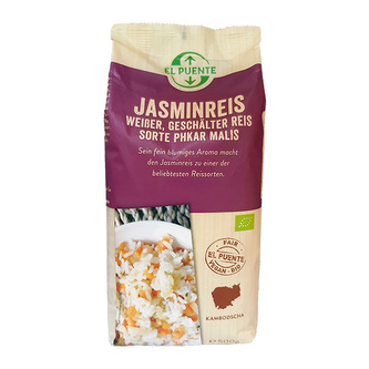 El Puente Bio jasmínová rýže dlouhozrnná, 450 g