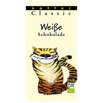 Bio klasická bílá čokoláda Zotter, 70 g
