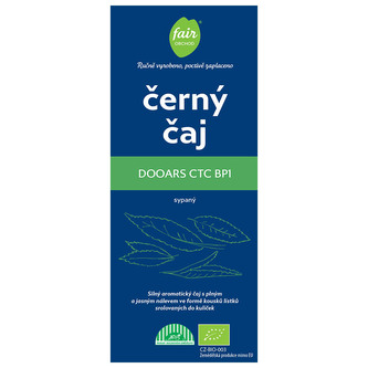 Fairobchod Bio černý čaj Indie Dooars CTC BP1, větší balení Hmotnost: 500 g