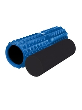 Spokey - MIX ROLL fitness masážní válec 2v1 - modro-černý