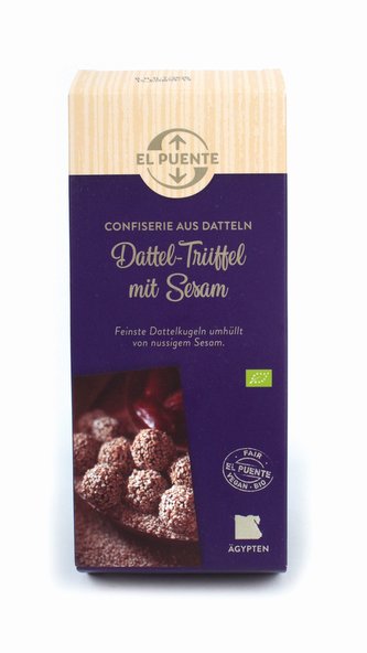 El Puente Bio datlové lanýže se sezamem, 120 g