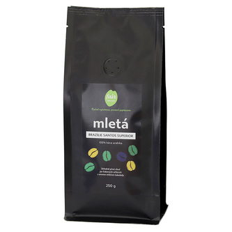 Fairobchod Mletá káva Brazílie Santos Superior, 250 g