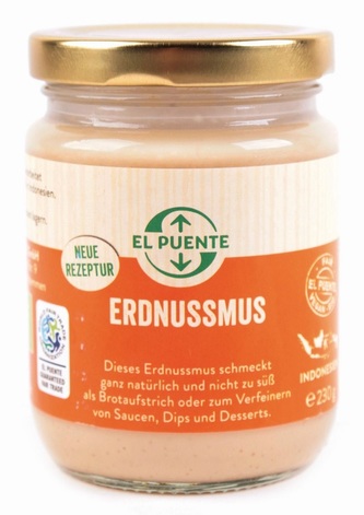 El Puente Bio arašídové máslo z Indonésie, 230 g
