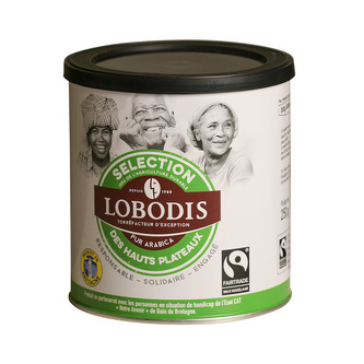 Lobodis Mletá káva Výběr z vrchoviny v dóze, 250 g