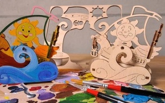 3D dřevěný model Plachetnice