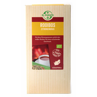 El Puente Bio rooibos s citrónovou trávou, 120 g