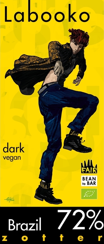 Bio hořká čokoláda Zotter Brazílie 72 %