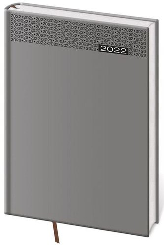 Diář 2022 Gommato - šedý, týdenní, B5