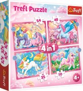Puzzle 4v1 Jednorožec