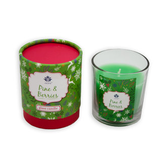 Arôme Svíčka 120 g, v papírové tubě, Pine and Berries