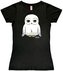 Dámské tričko Harry Potter: Hedwig (S) černá bavlna
