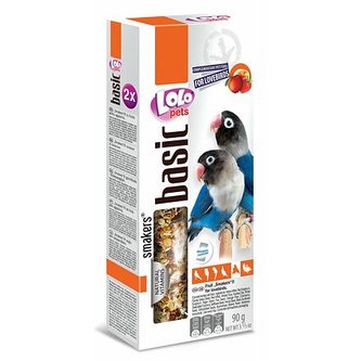 LOLO SMAKERS 2 klasy ovocné pro agapornisy 90 g