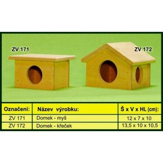 Domek pro křečka PÉŤU