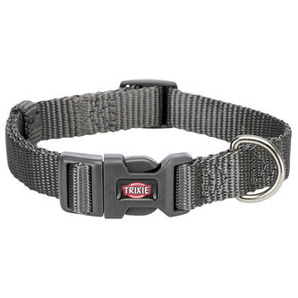 Obojek PREMIUM - grafit - S:25-40cm/15mm