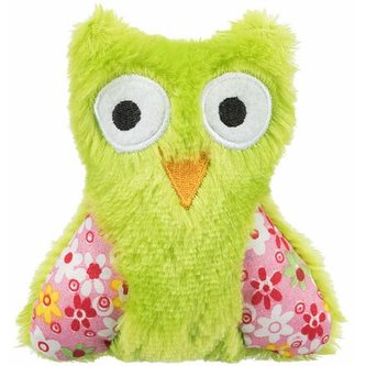 OWL, plyšová sova, hračka pro kočky s katnipem, 11cm