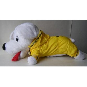 Pláštěnka žlutá s kapucí 59 cm   6L  - DOPRODEJ