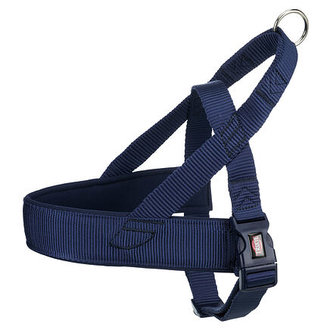 Postroj PREMIUM Norwegian - indigo - S-M:hruď:30-50cm/25mm