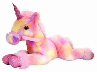 Plyšový Duhový jednorožec 50 cm