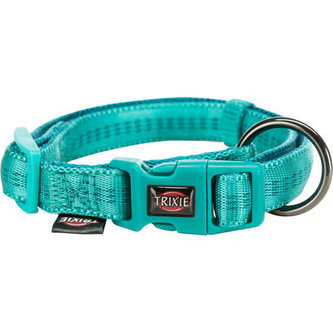 Obojek SOFTLINE ELEGANCE - oceán/petrolejová - S-M:30-45cm/15mm