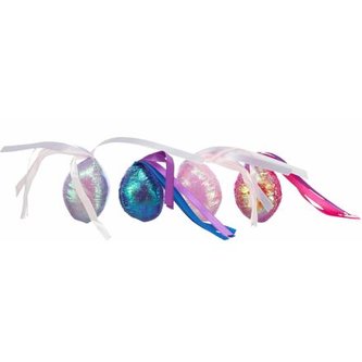 Set 2ks třpytivých kuliček s třásněmi  ø 5 cm, polyester