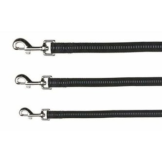 Vodítko SOFTLINE ELEGANCE - černo/béžová DOPRODEJ - M-L:1,00m/20mm