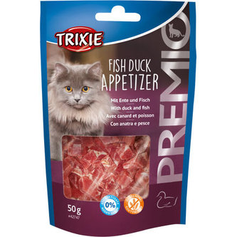 PREMIO Fish Duck Appetizer - pamlsky s kachnou a rybou, 50g