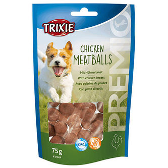 PREMIO Chicken Meat Balls,  kuličky s kuřecím masem, 75g - DOPRODEJ