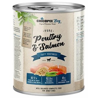 CHICOPEE ADULT čisté drůbeží, rybí filet pro psy 800 g - DOPRODEJ