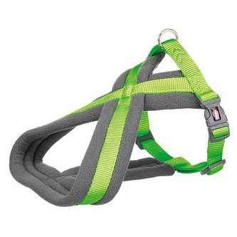 Nylonový postroj PREMIUM podšitý - jablko - M:hruď:45-80cm/25mm